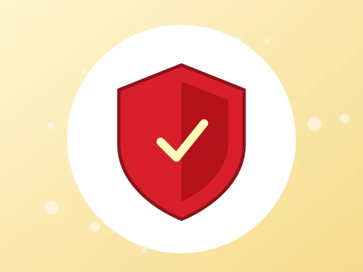 Illustration of a green shield with a check mark
